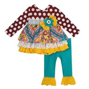 Counting Daisies Toddler Girls Mixed Print Set